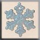 12162 Glass Treasures-Medium Snowflake 16mm Matte Crystal Ab (Qty. 1) MAIN